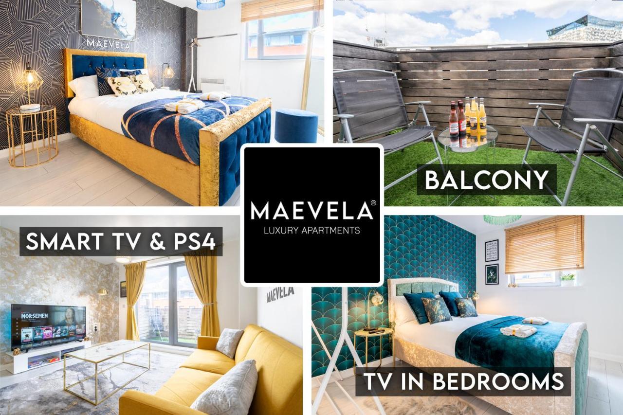 Maevela Apartments - Ultra Lavish Luxury 2 Bed Apartment City Centre - With Balcony - Free Secure Parking - Ps4 & Smart Tv'S Birmingham Exterior foto